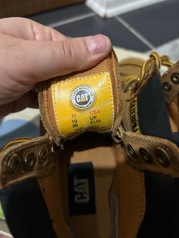 CAT Kahverengi Deri erkek çocuk Bot - Görsel 5