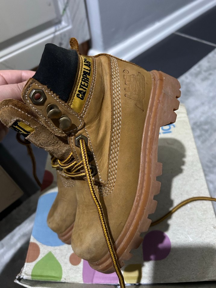 CAT Kahverengi Deri erkek çocuk Bot - Görsel 2