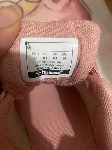 26 Beden Hummel çocuk spor ayakkabı