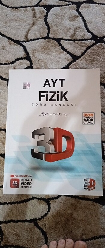3D YAYINLARI AYT FİZİK SORU BANKASI
