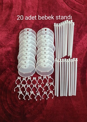 20 adet bebek standı