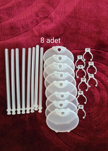 8 adet stand