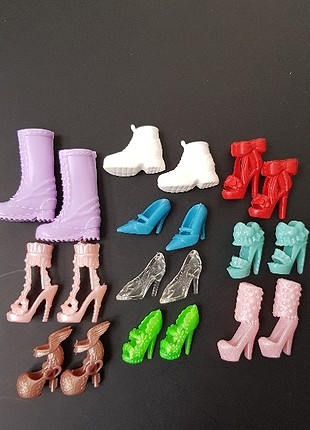 10 Çift Barbie Ayakkabısı 