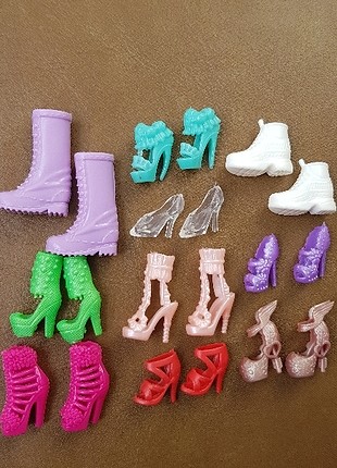 10 Çift Barbie Ayakkabısı 