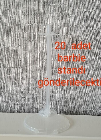 20 adet barbie standı 