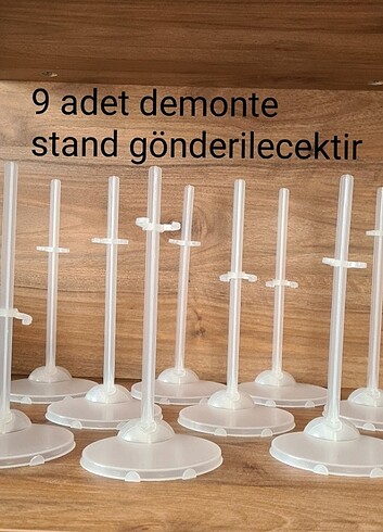 9 adet bebek stand