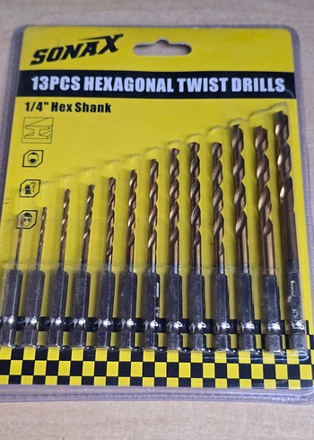 Sonax 13 Parça Altıgen Saplı Burgu Matkap Seti - Görsel 2