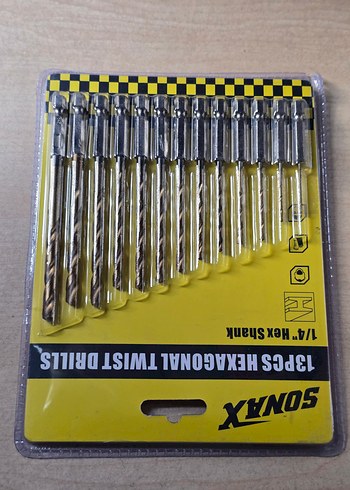 Sonax 13 Parça Altıgen Saplı Burgu Matkap Seti - Görsel 4