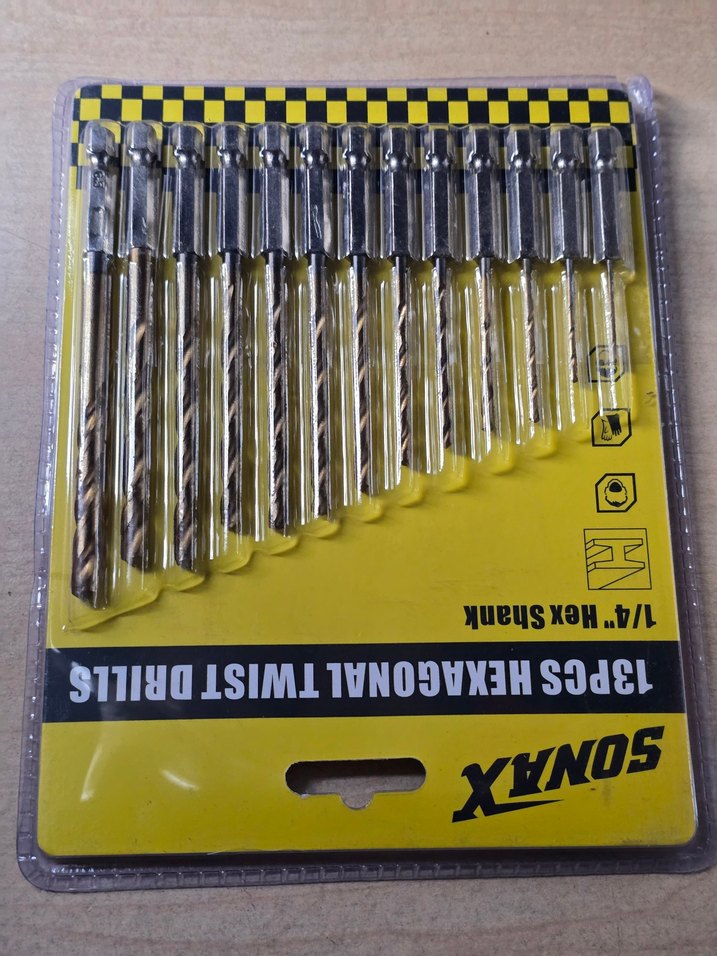 Sonax 13 Parça Altıgen Saplı Burgu Matkap Seti - Görsel 5