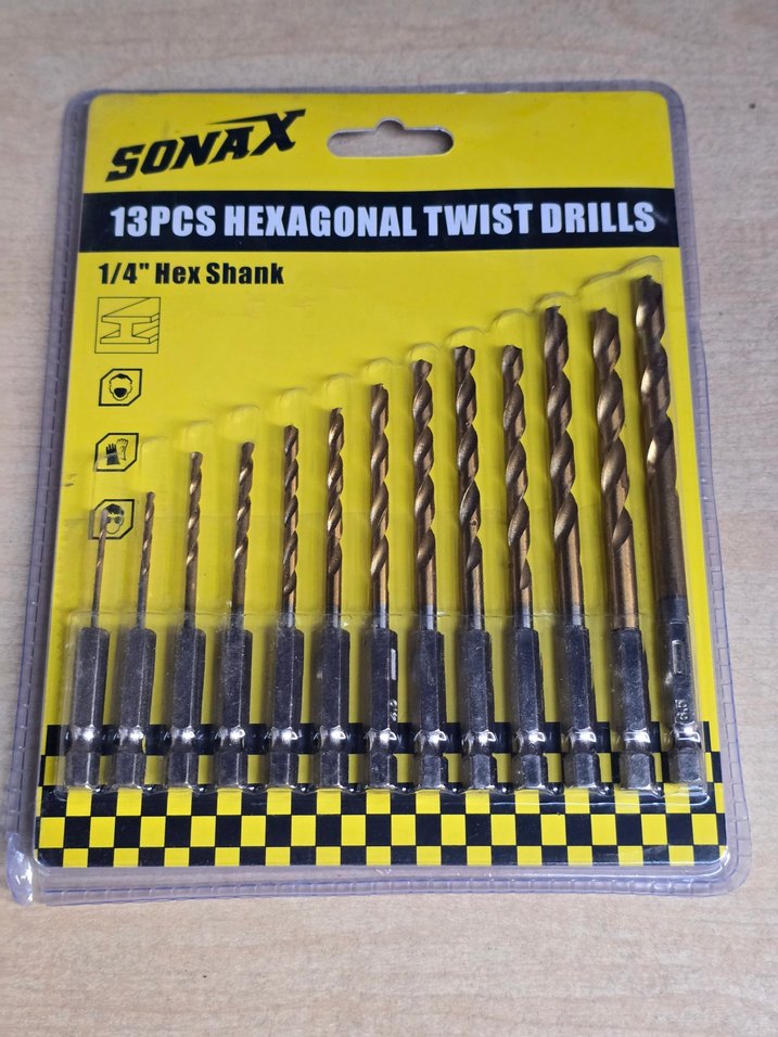 Sonax 13 Parça Altıgen Saplı Burgu Matkap Seti - Görsel 3