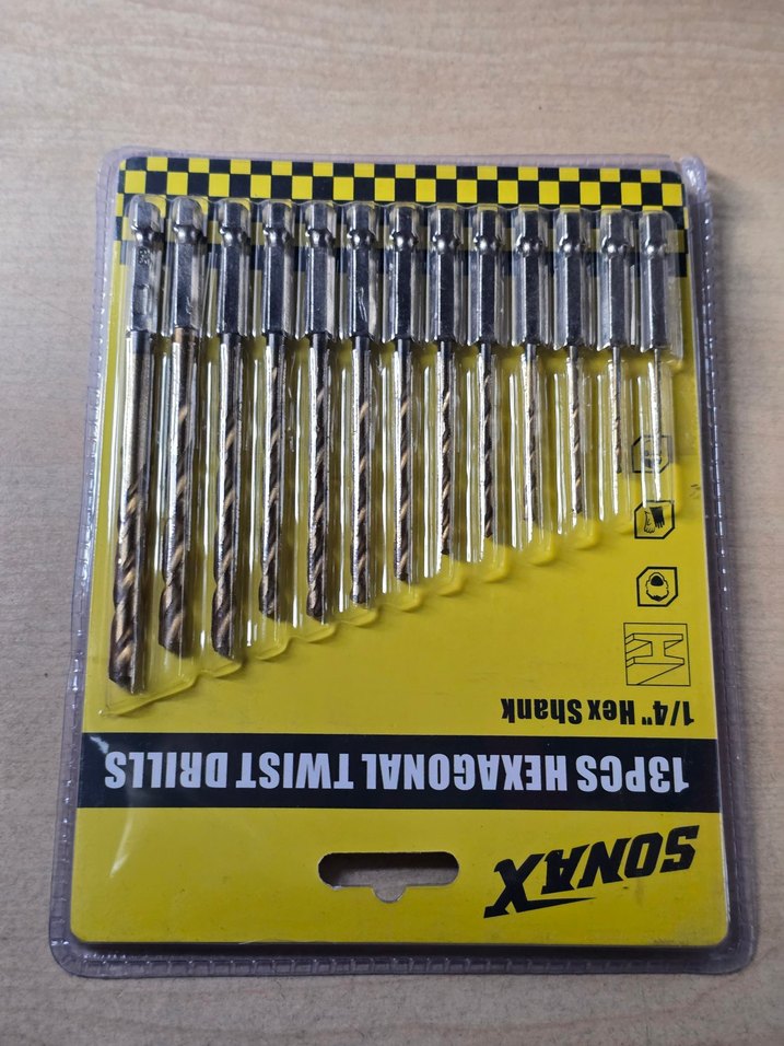 Sonax 13 Parça Altıgen Saplı Burgu Matkap Seti - Görsel 4