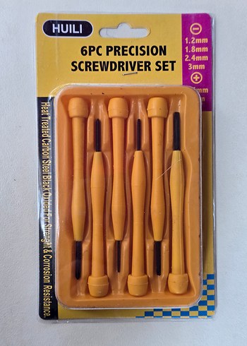 HUILI 6 Parça Hassas Tornavida Seti - Görsel 3
