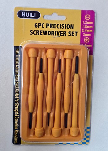 HUILI 6 Parça Hassas Tornavida Seti - Görsel 2