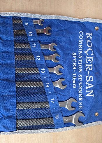 Mavi Kombin Anahtar Seti 8 Parça 8-19mm - Görsel 5