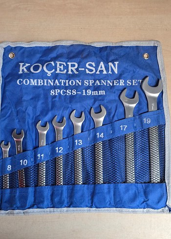 Mavi Kombin Anahtar Seti 8 Parça 8-19mm - Görsel 6
