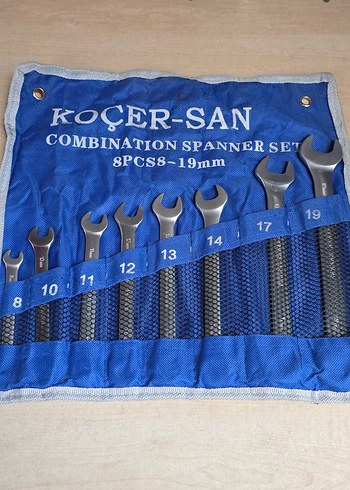 Mavi Kombin Anahtar Seti 8 Parça 8-19mm - Görsel 2