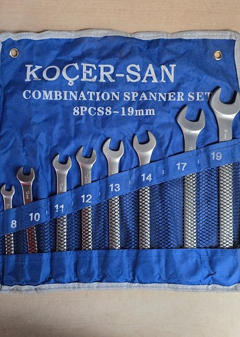 Mavi Kombin Anahtar Seti 8 Parça 8-19mm - Görsel 4