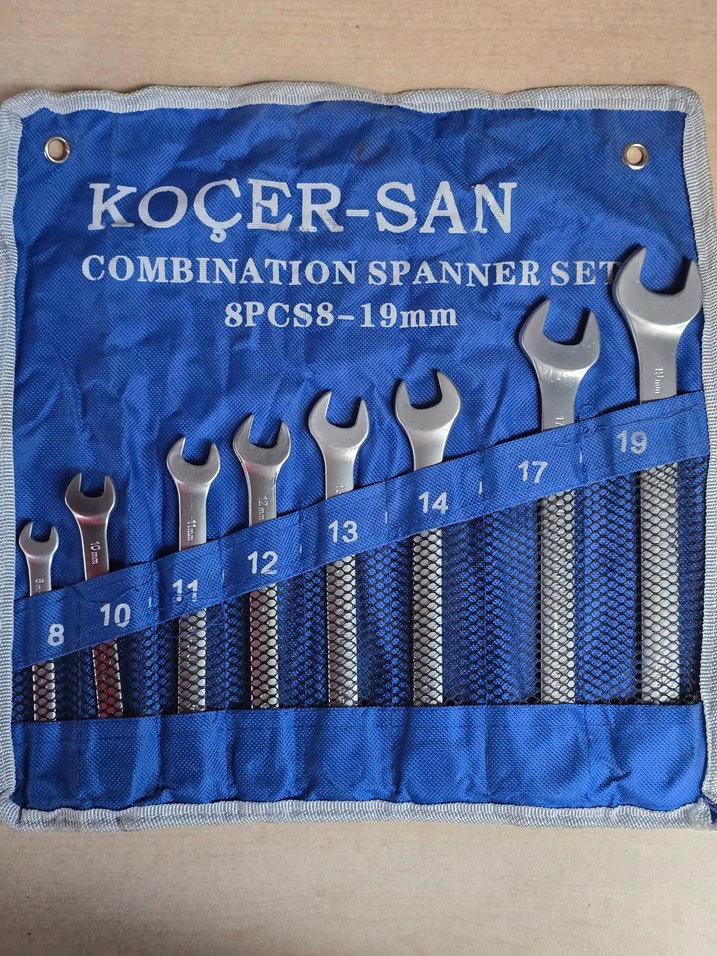 Mavi Kombin Anahtar Seti 8 Parça 8-19mm - Görsel 4
