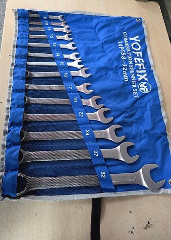 Mavi Kombin Anahtar Takımı 14 Parça 8-32mm - Görsel 7