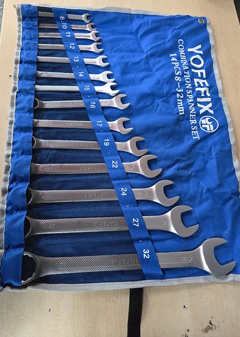 Mavi Kombin Anahtar Takımı 14 Parça 8-32mm - Görsel 6