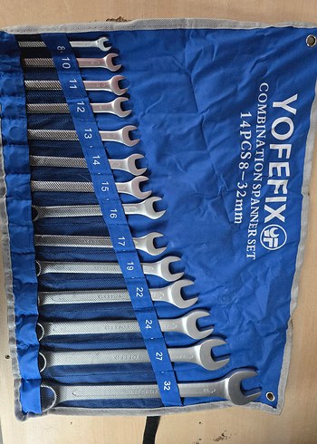 Mavi Kombin Anahtar Takımı 14 Parça 8-32mm - Görsel 9