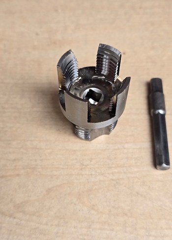 Pprc boru iç ve dış diş açma aparatı 3/4 - Görsel 3