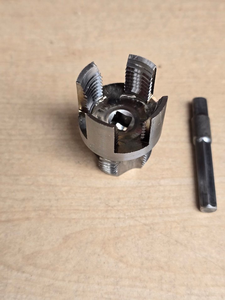 Pprc boru iç ve dış diş açma aparatı 3/4 - Görsel 3