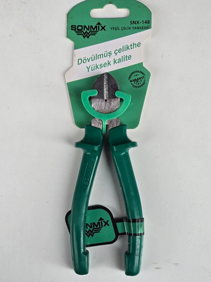 Yeşil Dövülmüş Çelik Yan Keski - Görsel 3
