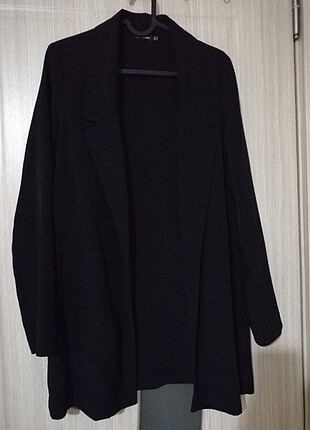 Siyah stradivarius uzun ceket