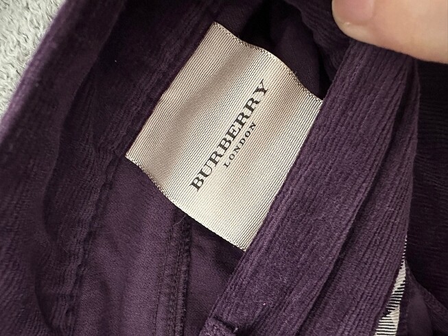 38 Beden Burberry Orijinal Kadın Pantalon