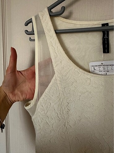 Stradivarius Krem Elbise