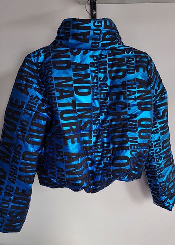 Mavi Kısa Mont - Görsel 3