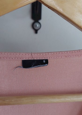 Pembe Drapeli V Yakalı Kadın Bluz - Görsel 4