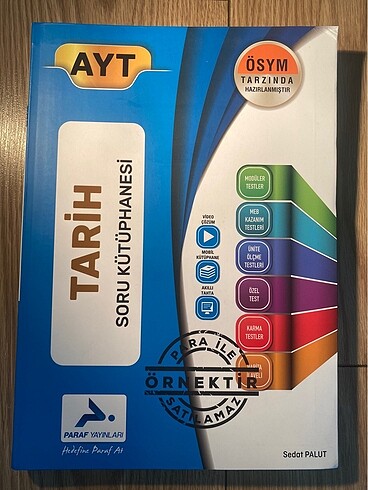 Paraf yayınları ayt tarih soru bankası