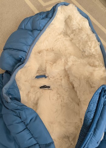 Mavi Erkek Bebek Polar kar Tulumu - Görsel 9