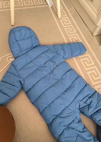 Mavi Erkek Bebek Polar kar Tulumu - Görsel 8