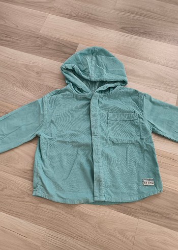 Primark Mint Yesili Kapusonlu Cocuk Ceket