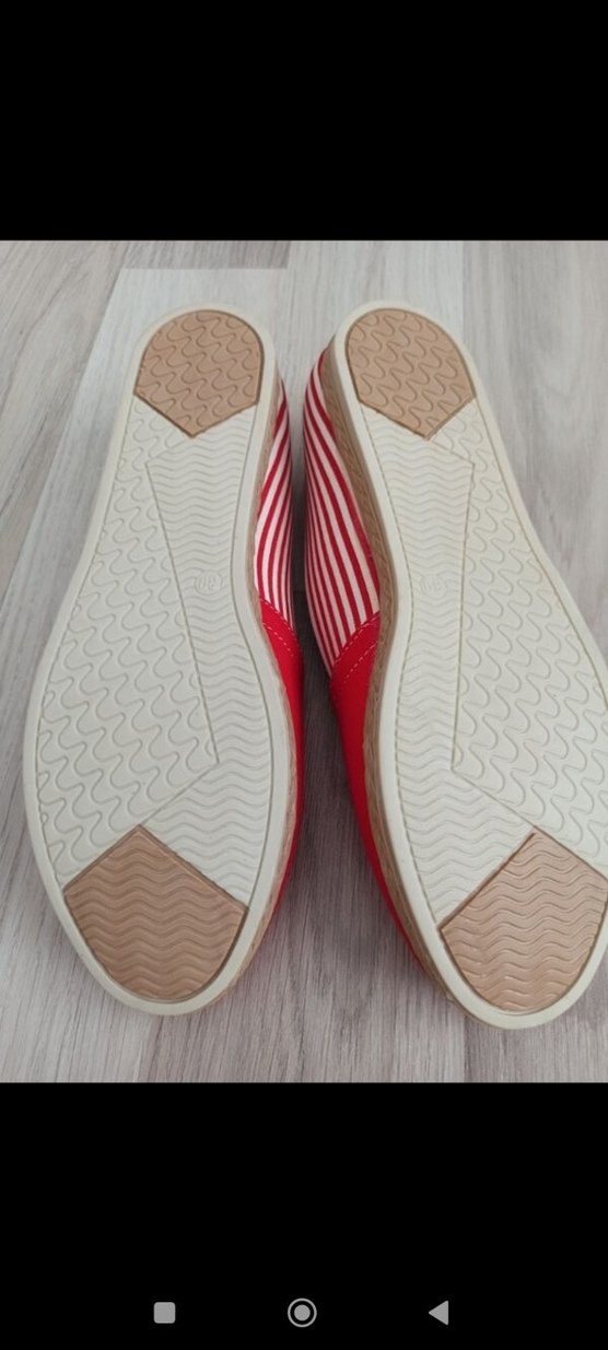 Kırmızı Kadın Espadril Ayakkabı - Görsel 3