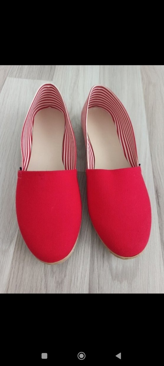 Kırmızı Kadın Espadril Ayakkabı - Görsel 2