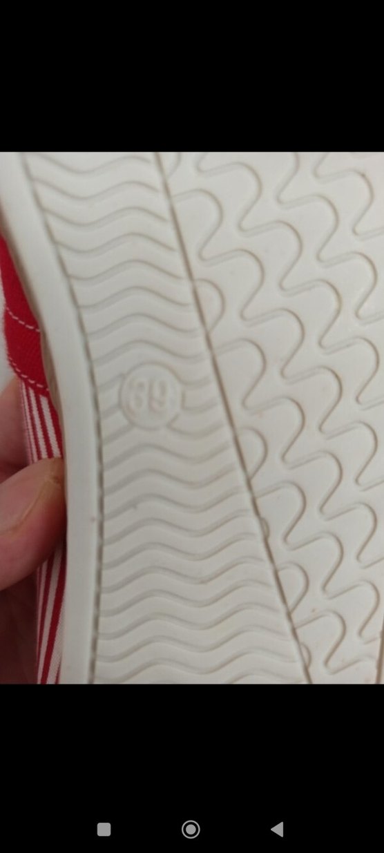 Kırmızı Kadın Espadril Ayakkabı - Görsel 4