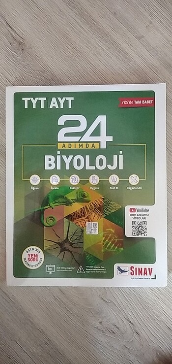 Sınav Yayınları Tyt Ayt Biyoloji 24 Adımda 