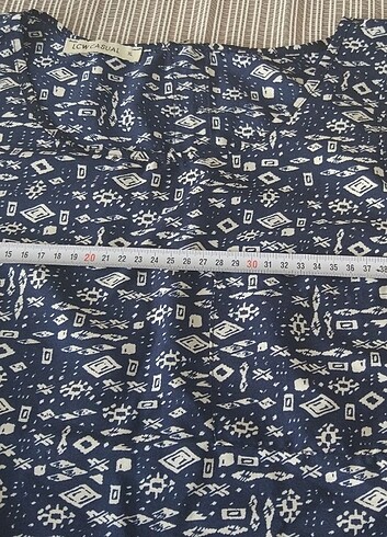 xl Beden lacivert Renk LCW kolsuz bluz