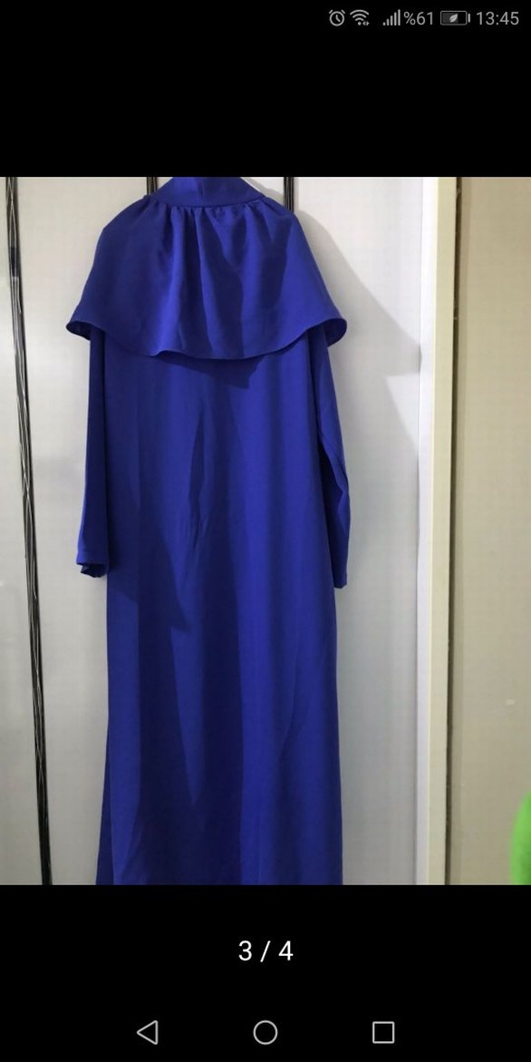 Mavi Uzun içi kolsuz disi tam boy 40 beden kalibi genis - Görsel 2