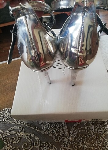 Ince topuk abiye ayakkabi - Görsel 4