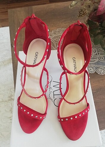 Ince topuk tasli abiye - Görsel 4