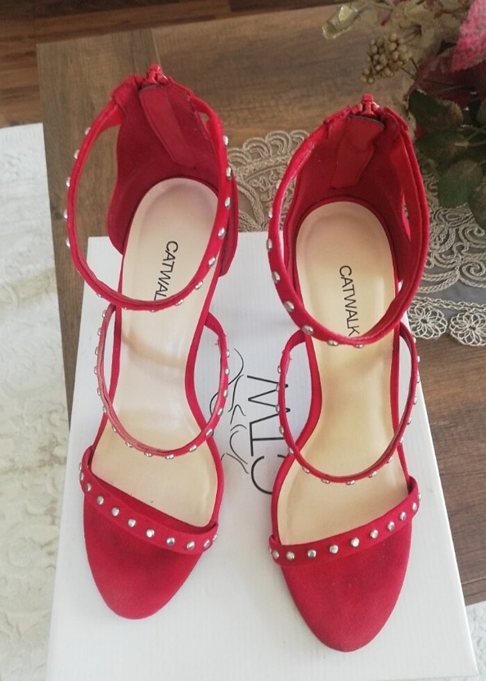 Ince topuk tasli abiye - Görsel 4