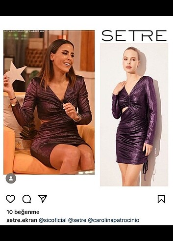 Setre gece elbisesi siyahi bende mevcut - Görsel 2