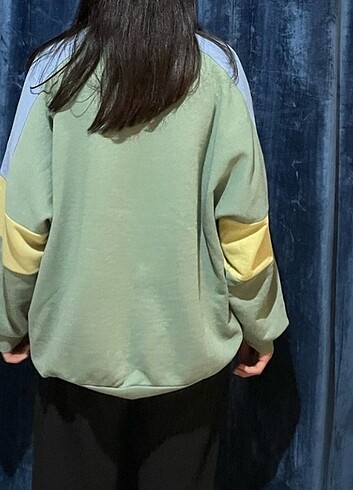 m Beden yeşil Renk sweatshirt