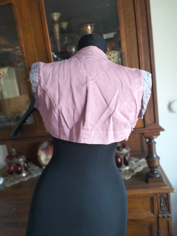 Nakışlı Dökümlü Kız Bolero - Görsel 4