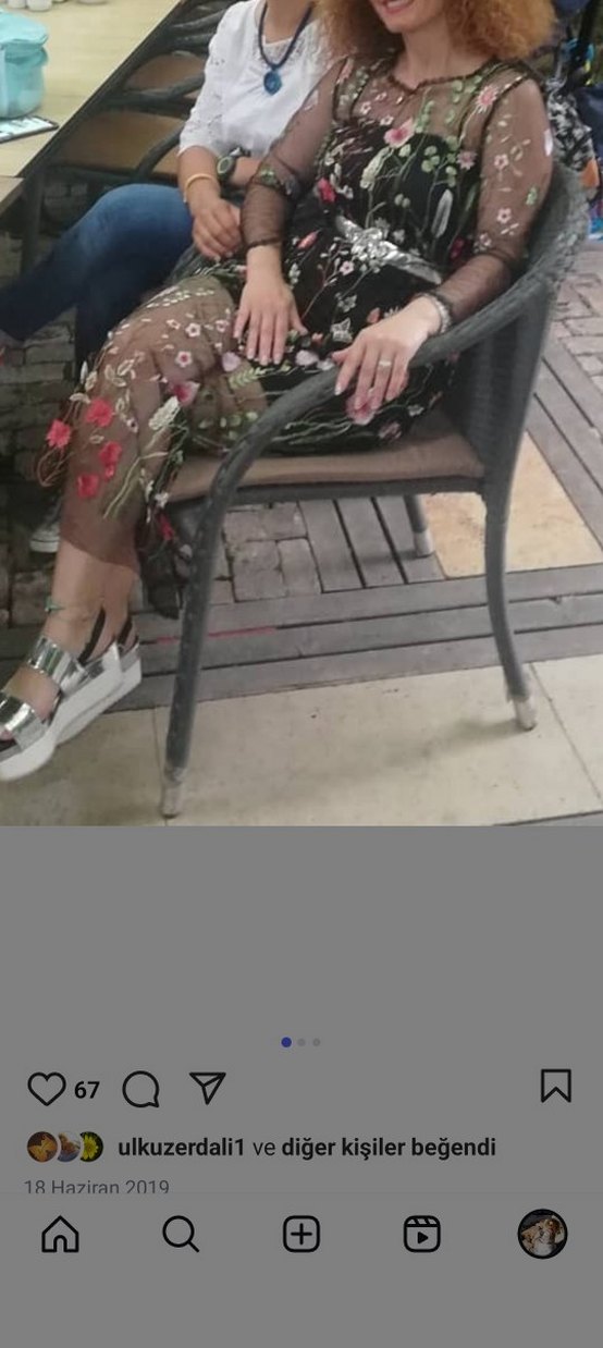 Çiçek İşlemeli Uzun Bohem Elbise - Görsel 2